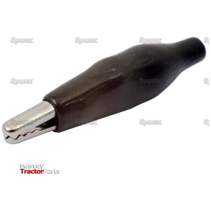 A black crocodile clip handle with a grooved metal tip and featuring the "Massey Tractor Parts" and "Sparex" logos. The handle is designed for compatibility with 2.0 Amps connections for efficient use.