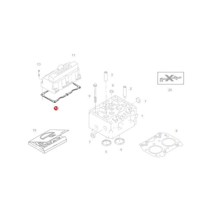 Cylinder Head Seal - F926202210010 - Massey Tractor Parts