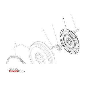 Massey Ferguson Damper Flywheel - 4304869M1 | OEM | Massey Ferguson parts | Dampers-Massey Ferguson-Axles & Power Train,Clutches & Flywheels,Dampers,Farming Parts,Tractor Parts