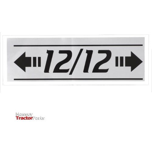Decal 12x12 - 3698049M2 - Massey Tractor Parts