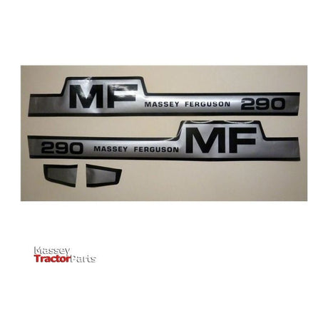 290 Decal Kit - 3406984M91 | OEM |  parts | Decals & Emblems-Massey Ferguson-Cabin & Body Panels,Decals & Emblems,Farming Parts,Tractor Body,Tractor Parts
