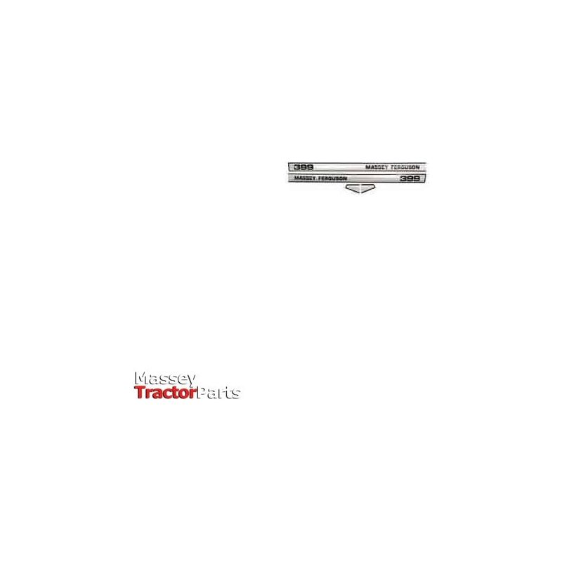 399 Decal Kit - 3900324M92 | OEM |  parts | Decals & Emblems-Massey Ferguson-Cabin & Body Panels,Decals & Emblems,Farming Parts,Tractor Body,Tractor Parts