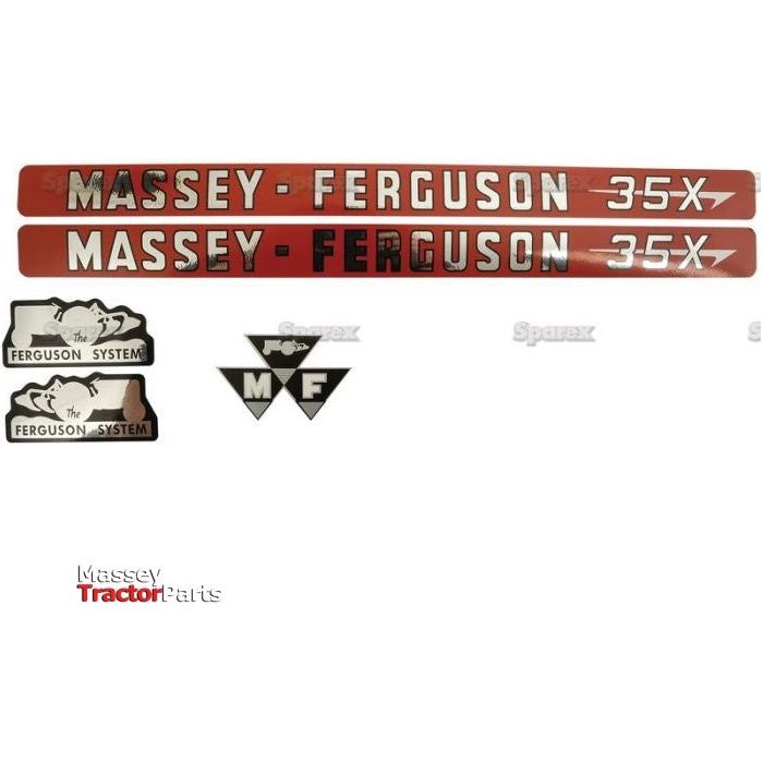 Decal Set - Massey Ferguson 35X
 - S.41178 - Farming Parts