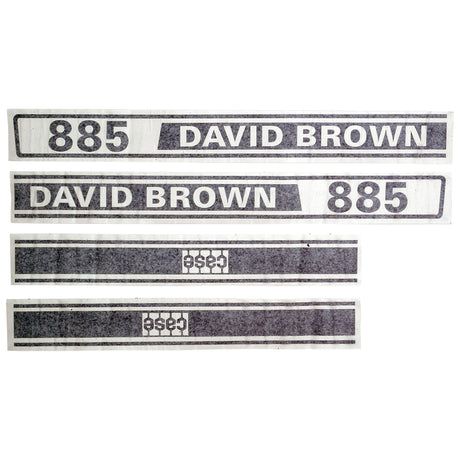 Decal Set - David Brown 885
 - S.63344 - Massey Tractor Parts