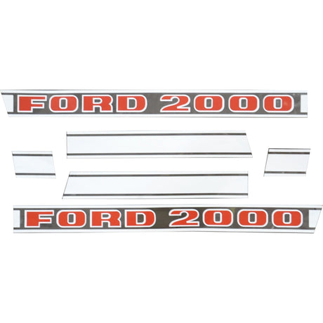 Decal Set - Ford / New Holland 2000
 - S.8409 - Massey Tractor Parts