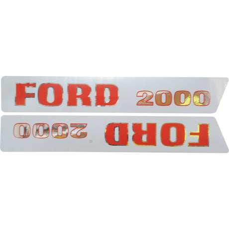 Decal Set - Ford / New Holland 2000
 - S.8534 - Massey Tractor Parts