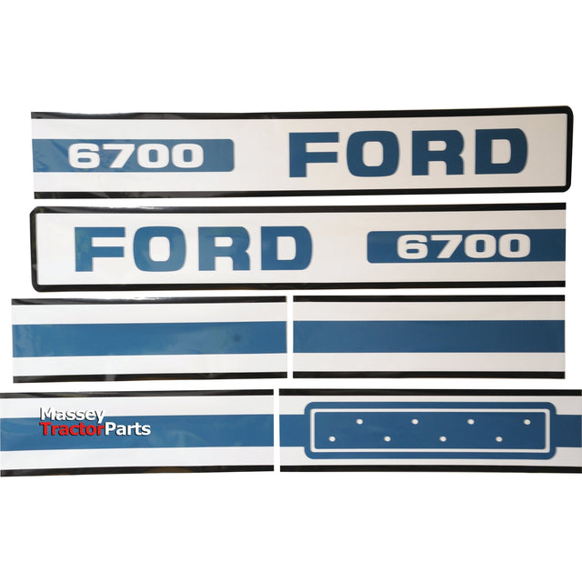 Decal Set - Ford / New Holland 6700
 - S.8420 - Massey Tractor Parts