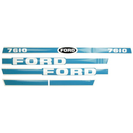 Decal Set - Ford / New Holland 7610
 - S.8434 - Massey Tractor Parts