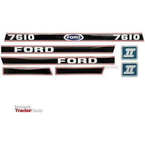 Decal Set - Ford / New Holland 7610 Force II
 - S.12109 - Farming Parts