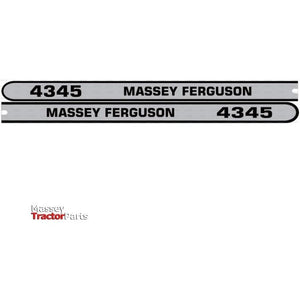 Decal Set - Massey Ferguson 4345
 - S.118323 - Farming Parts