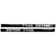 Decal Set - Zetor 7745
 - S.64403 - Massey Tractor Parts