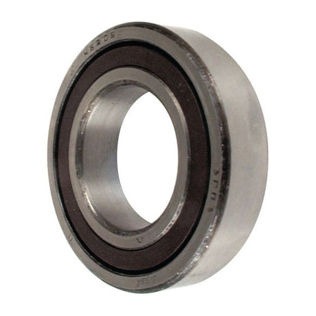 Close-up of the Sparex Deep Groove Ball Bearing (60122RS) - S.18044, featuring a cylindrical metal design with a central hole. The image shows an inner and outer ring with ball bearings in between, displaying its metallic finish.