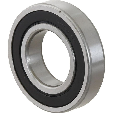 A close-up of a single metal ball bearing, specifically the Sparex Deep Groove Ball Bearing (62082RS) - S.18090, with a black rubber seal on one side.