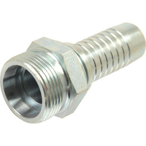 A Dicsa Metric 24° Hose Insert by Sparex, featuring a 3/8'' ridged stem and an M18 x 1.5 (12L) male thread straight end, identified as Sparex Part No. S.53304.