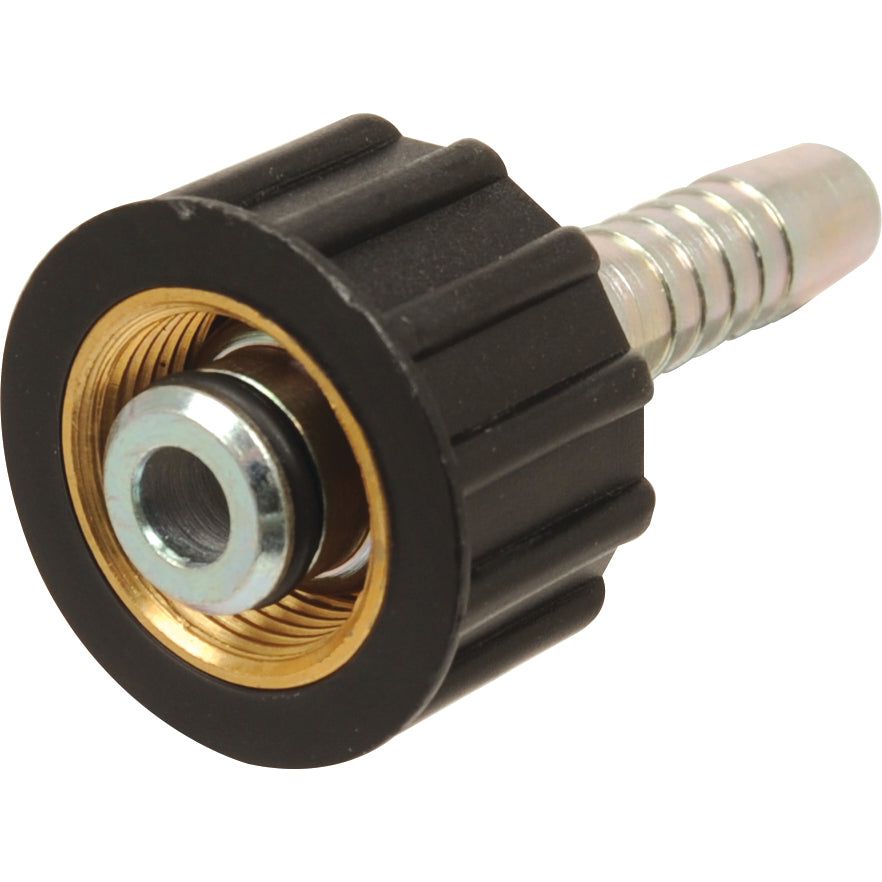 Dicsa Dicsa Metric (Karcher) Hose Insert 1/4" x M22 x 1.5 Female Thread Straight Swivel Cone Overlay - S.56414 - Farming Parts