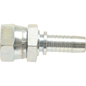 The Sparex Dicsa Metric (Komatsu) 60° Hose Insert features a 1'' x M33 x 1.5 female thread straight swivel with a hexagonal nut and ribbed connector, identified as Part No. S.116925.

