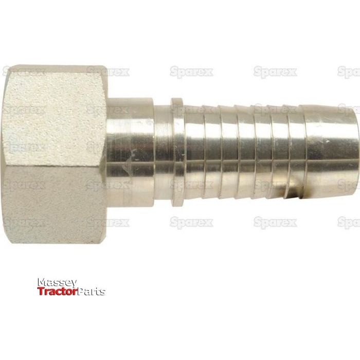 Dicsa Dicsa Metric 24° Hose Insert 1/4" x M18 x 1.5  (12L) Female Thread Straight Swivel With O-Ring - S.116741 - Farming Parts