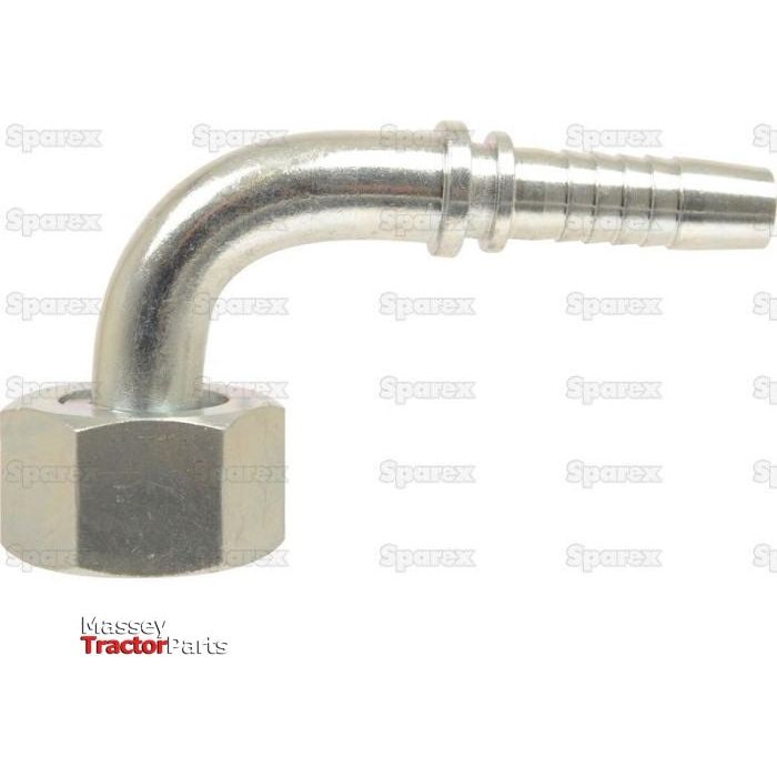 Dicsa Dicsa Metric 24°/60° Hose Insert 5/8" x M26 x 1.5 (18L)  Female Thread 90° Swept Swivel - S.116894 - Farming Parts