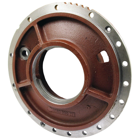 A circular, rust-colored metal flange with multiple bolt holes along the perimeter and a central opening, likely for mechanical or automotive applications, resembles the Sparex Differential Plate (Part No. S.41453) often found in Sparex catalogs.