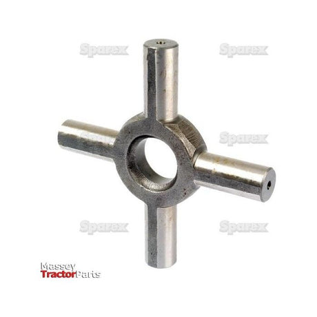 A metal cross shaft for tractor parts with four arms and a central circular opening. Text on the image reads "Massey Ferguson Parts" and "Sparex". This Differential Spider (Sparex Part No.S.42022) is essential for various tractor models and ensures top performance under rigorous conditions.