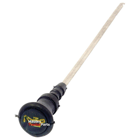 A metal dipstick with a black handle featuring the Massey Ferguson Tractor Parts logo, known as Sparex Part No. S.42283 from the brand Sparex.