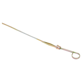 The Sparex Dipstick - S.43255 boasts a looped wire handle with a flat, pointed end, designed for holding food items during grilling. It combines the charm of an early version with modern efficiency.
