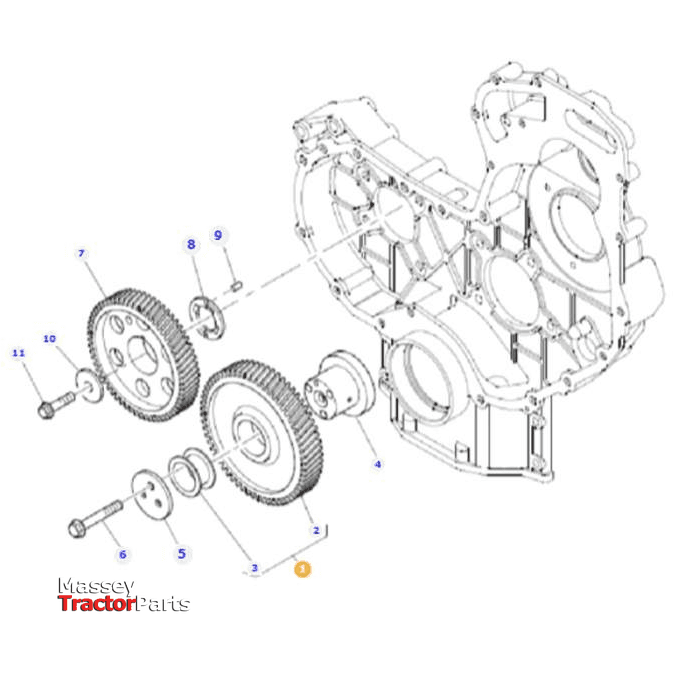 Massey Ferguson Distributor Gear - 4225413M1 | OEM-Massey Ferguson-