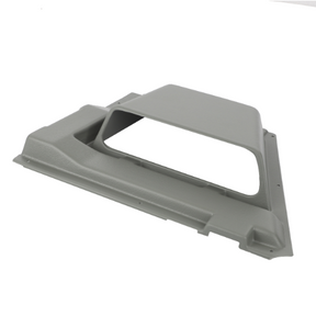 A gray plastic door pocket (product number 3385300M2) by AGCO, designed for installation in the interior of Massey Ferguson's 3000 Series.