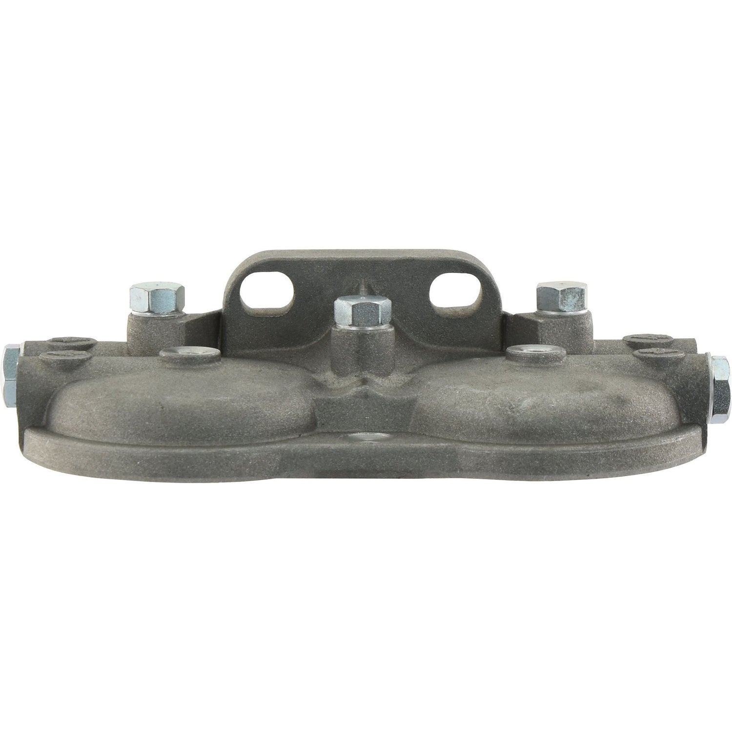 Double Filter Head (Sparex Part No. S.59082), a metal component with bolts and holes, likely used in machinery or equipment assembly, such as tractors.