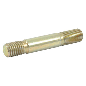 The Drawbar Bracket Stud 5/8 UNF, known by Sparex Part No. S.1726 under the Sparex brand, is a metallic double-ended stud engineered specifically for a Massey Ferguson 35 drawbar bracket. It boasts machine threads on both ends along with a smooth cylindrical section in the middle.