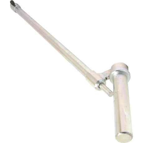 The Sparex Drawbar Pin Locking, measuring 31x150x650mm (Sparex Part No. S.30119), is a long metal tool featuring an angled cylindrical attachment at one end, commonly used for mechanical or industrial purposes.