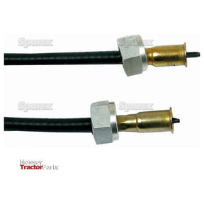 Two drive cables from Massey Tractor Parts with metal connectors at both ends. The branding "Sparex" is faintly visible in the background, indicating quality compatible with Case IH / International Harvester equipment.