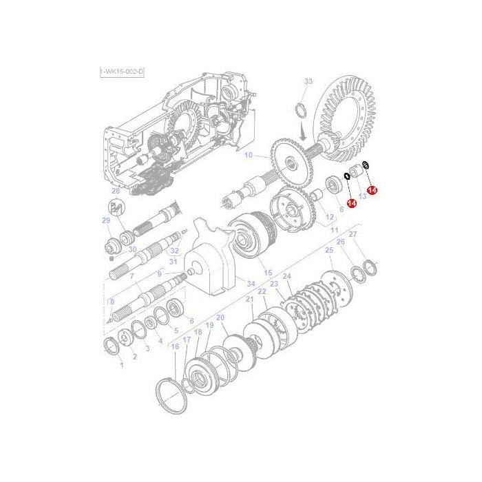 Drive Clutch Segments - 3382874M1 - Massey Tractor Parts