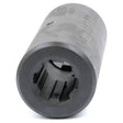 The Sparex Drive Train Coupling, part no. S.74848, is a cylindrical metal object with a hollow center featuring gear-like ridges, ideal for use in a Massey Ferguson drive train coupling.