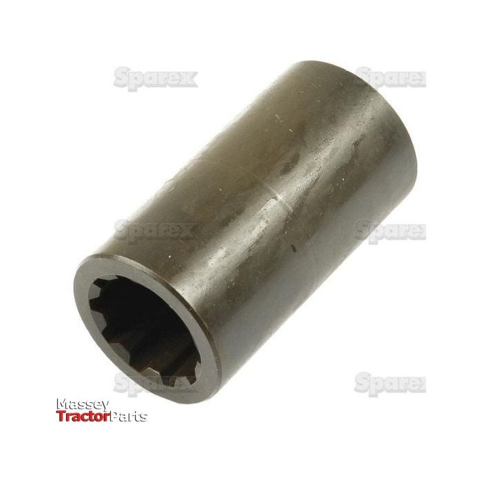 A steel cylindrical tractor part with a hexagonal interior groove, labeled "Drive Train Coupling" under Sparex Part No. S.62348, and featuring the "Sparex" watermark, ideal for use in Drive Train Coupling systems.