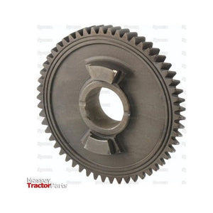 A driven gear with uniformly spaced teeth and a central hole, suitable for International Harvester tractor parts, displayed against a plain background. Product Name: Driven Gear | Sparex Part No. S.128918 from the brand Sparex.