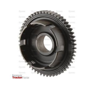 A metal driven gear with teeth, Sparex's Driven Gear - S.129444, seen against a white background.