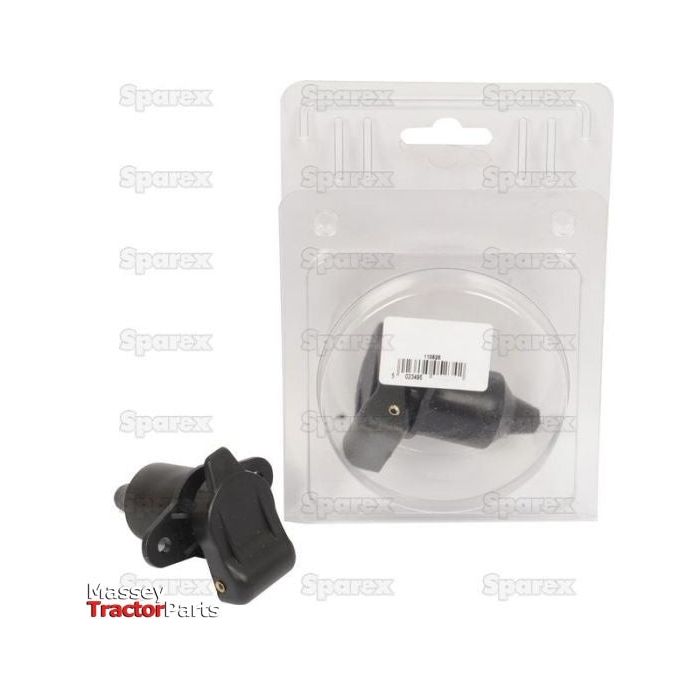 3 Pin Auxiliary Socket With 2 bolt Fixing Female Pin (Plastic) Agripak
 - S.118159 - Farming Parts