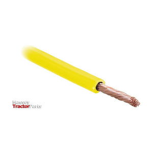 Electrical Cable - 1 Core, 2mm² Cable, Yellow (Length: 10M), (Agripak)
 - S.23621 - Farming Parts