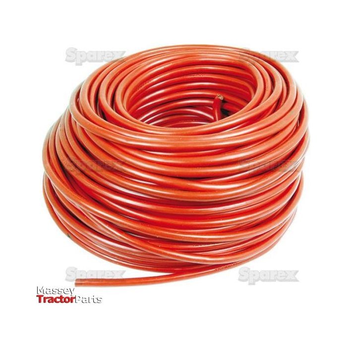 Electrical Cable - 1 Core, 6mm² Cable, Red (Length: 50M), ()
 - S.51960 - Farming Parts