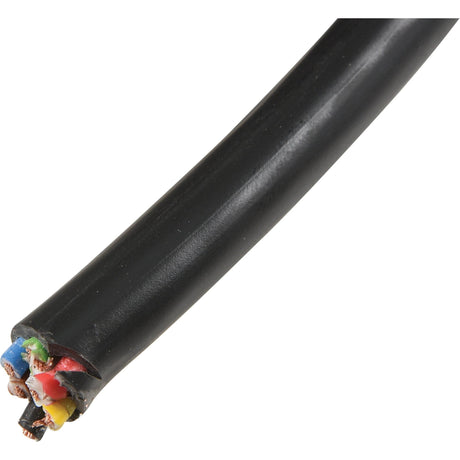 Electrical Cable - 7 Core, 1.5mm² Cable, Black (Length: 1M), ()
 - S.14025 - Farming Parts