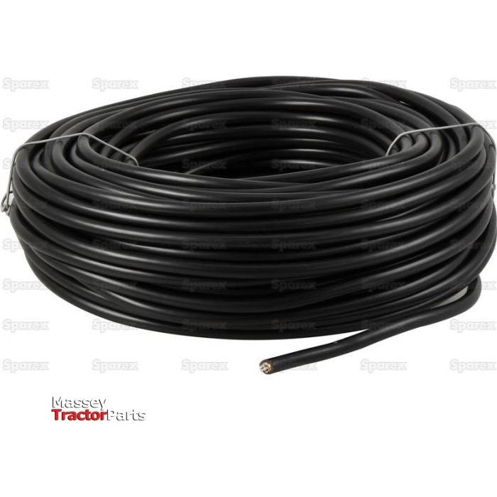 Electrical Cable - 7 Core, 1mm² Cable, Black (Length: 50M), ()
 - S.139725 - Farming Parts