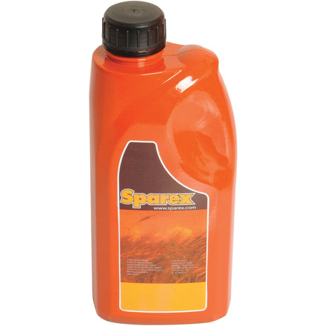 A red plastic bottle with a black cap labeled "Extendol 10W/40" from Sparex, featuring the website sparex.com and an image of a field, contains 1 liter of diesel engine oil.