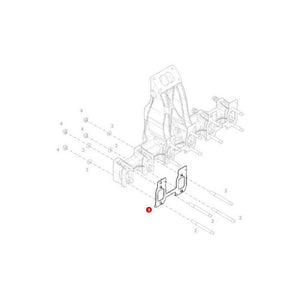 Exhaust Gasket - F836200100170 - F743200100020 - Massey Tractor Parts