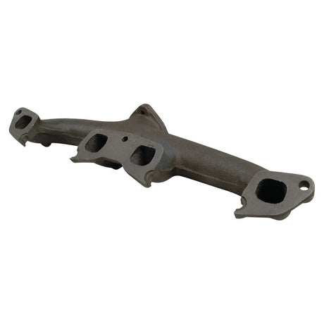 Introducing the Sparex Exhaust Manifold (4 Cyl.), Sparex Part No.S.61645 – a robust cast iron exhaust manifold designed specifically for 4-cylinder engines. Featuring multiple openings and mounting points, it is perfectly compatible with Ford New Holland models.