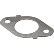 The Sparex Exhaust Manifold Gasket (Part No. S.143617) is designed with a central circular opening and two smaller circular bolt holes on either side, and is compatible with International Harvester and Case IH machinery.