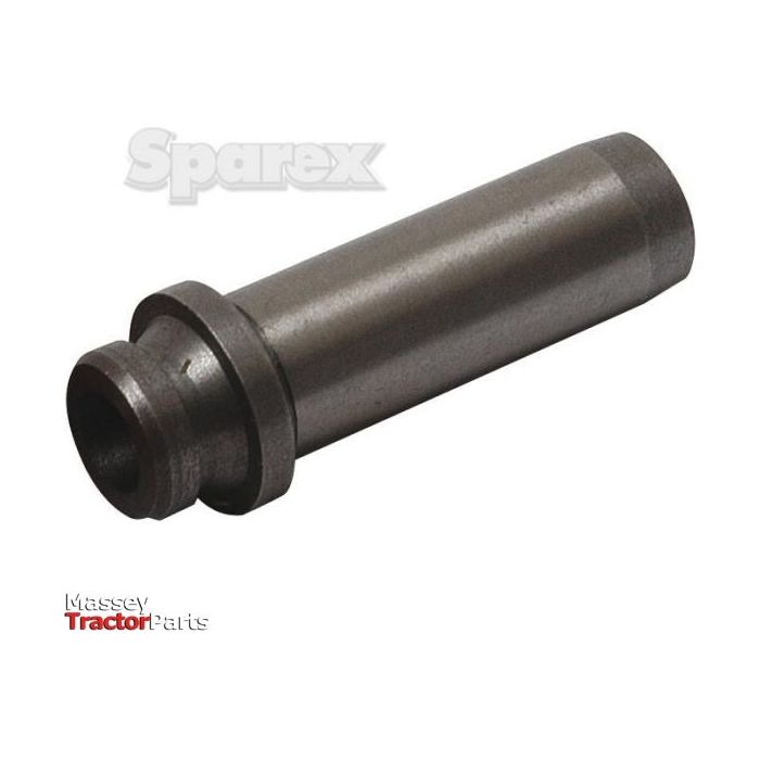 A metal cylindrical component with a flange in the middle, labeled "Sparex" and "Massey Tractor Parts," designed to function as an exhaust valve guide for Kubota B7000. 

Rewrite:
This metal cylindrical component, identified by Sparex Part No.S.22462 and labeled "Sparex," serves as an exhaust valve guide for Kubota B7000.