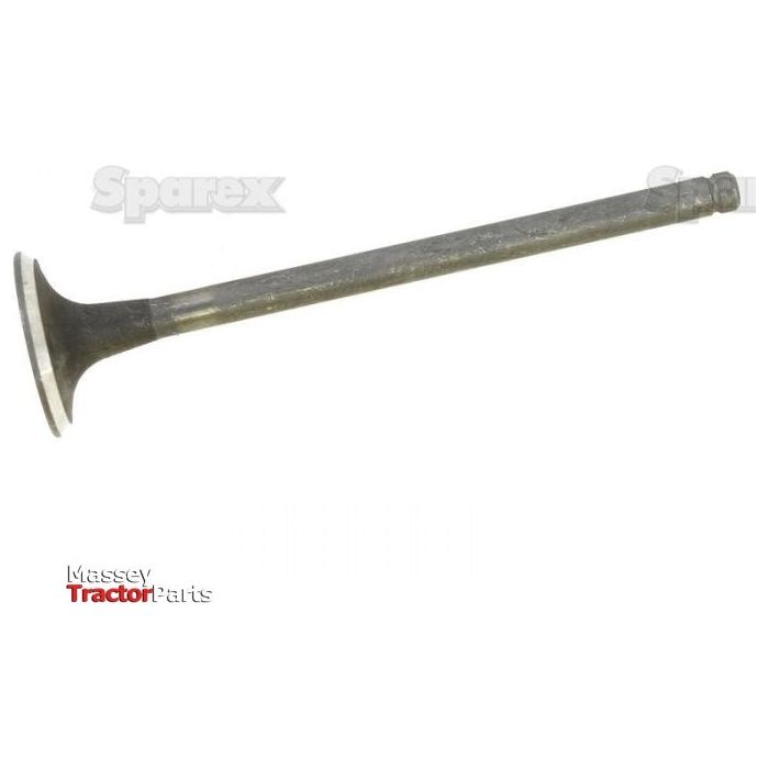 An exhaust valve for tractor parts, identified as Sparex Part No. S.62061, is shown against a plain white background. The image features the logos for "Sparex" and "Massey Tractor Parts.
