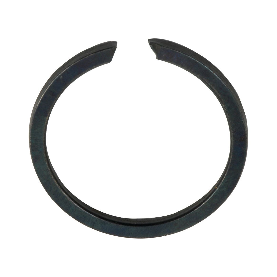 A dark-colored metal retaining ring with an open end and a circular shape, known as the Sparex External Circlip, 50mm (DIN 471) | Sparex Part No. S.41624, забезпечує надійну фіксацію.