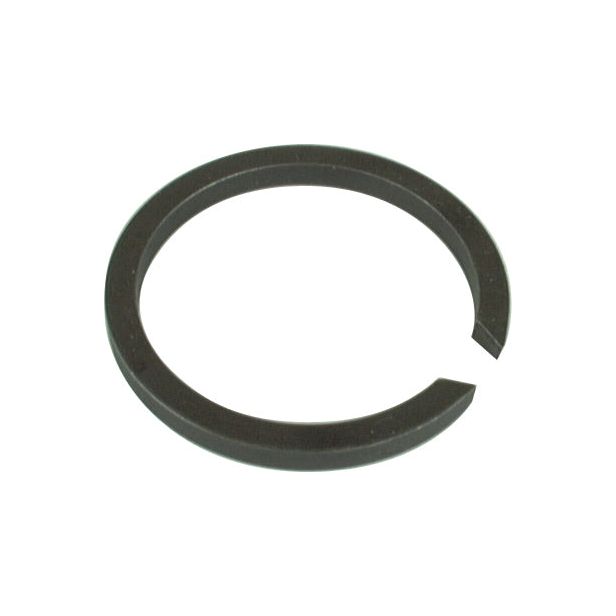 A black, circular retaining ring with a single opening, similar to the Sparex External Circlip (50mm), DIN 471 standard, used in Massey Ferguson machinery (Sparex Part No. S.41624).